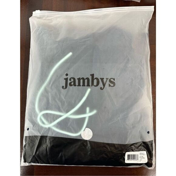 NWT Jambys House Hoodie Lightweight French Terry Hoodie- Unisex Small- Navy/Mint - Picture 9 of 10